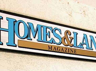 Homes & Land Magazine Commercial Sign